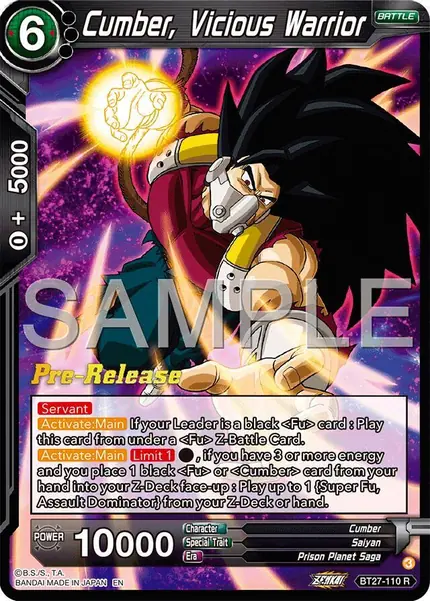 Cumber, Vicious Warrior