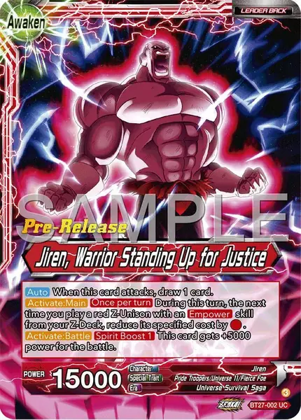 Jiren // Jiren, Warrior Standing Up for Justice