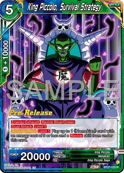 King Piccolo, Survival Strategy