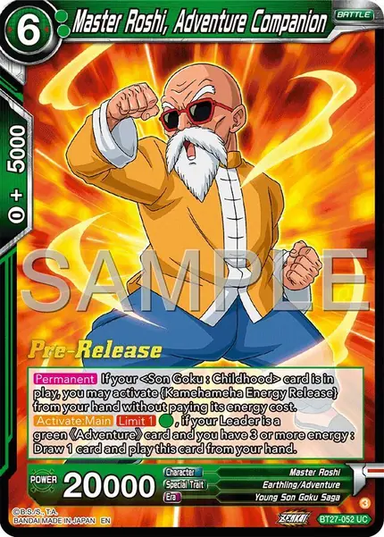 Master Roshi, Adventure Companion