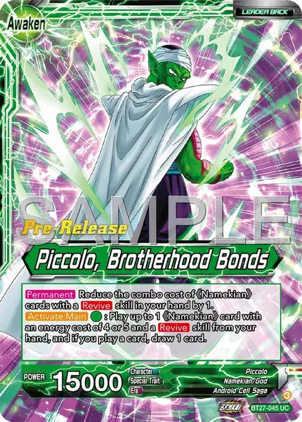 Piccolo // Piccolo, Brotherhood Bonds
