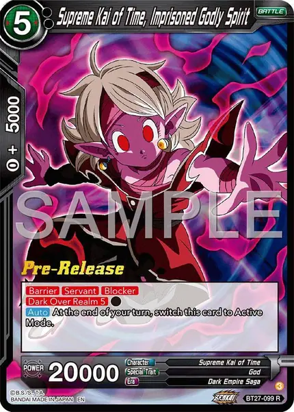 Supreme Kai of Time, Imprisoned Godly Spirit
