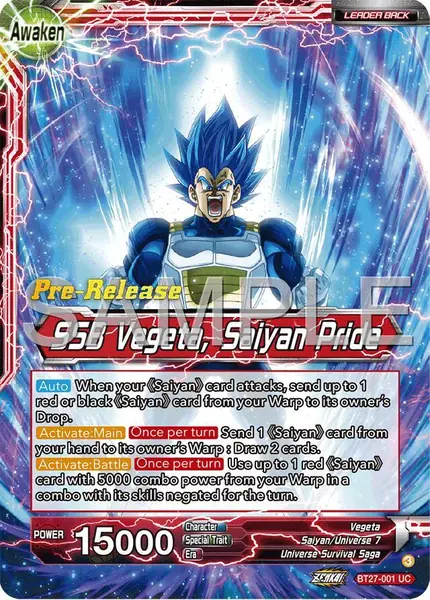 Vegeta // SSB Vegeta, Saiyan Pride