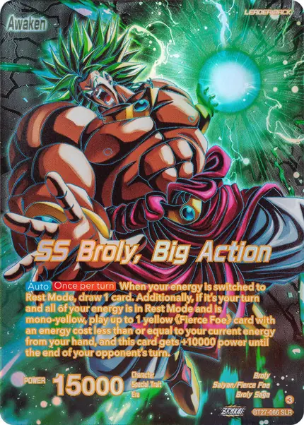 Broly // SS Broly, Big Action (SLR)
