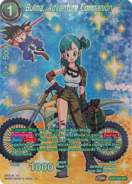 Bulma, Adventure Companion (SPR)