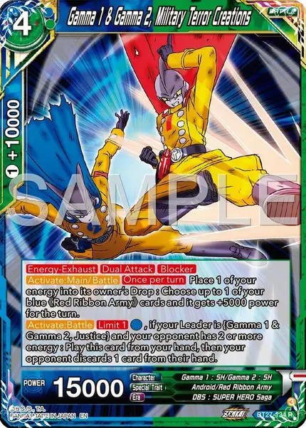 Gamna 1 & Gamma 2, Military Terror Creations