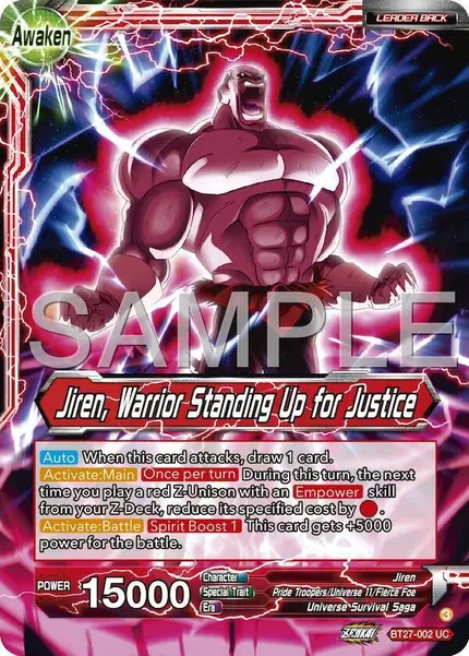 Jiren // Jiren, Warrior Standing Up for Justice
