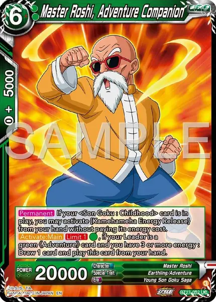 Master Roshi, Adventure Companion