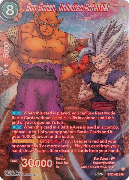 Son Gohan, Unlimited Potential (SPR)