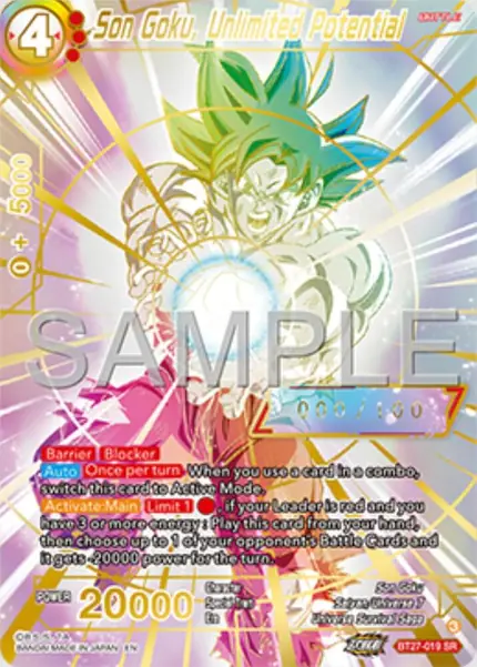 Son Goku, Unlimited Potential (Serial Numbered)