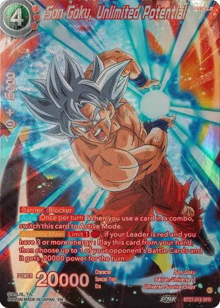 Son Goku, Unlimited Potential (SPR)