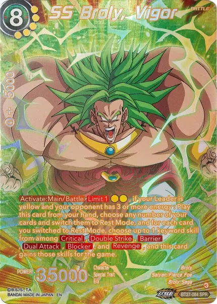 SS Broly, Vigor (SPR)