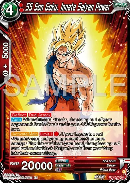 SS Son Goku, Innate Saiyan Power