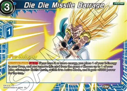 Die Die Missile Barrage