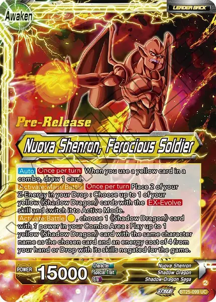 Four-Star Ball // Nuova Shenron, Ferocious Solider