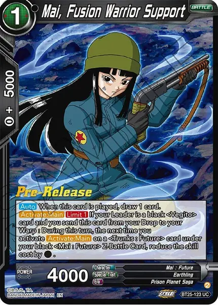 Mai, Fusion Warrior Support