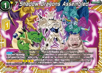 7 Shadow Dragons Assembled