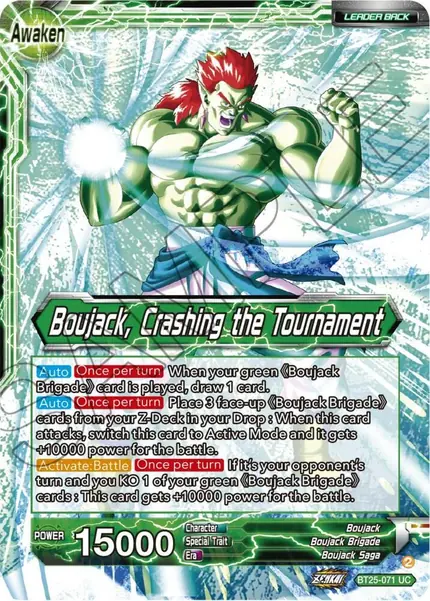 Boujack Brigade // Boujack, Crashing the Tournament