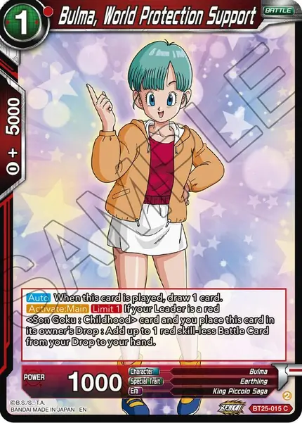 Bulma, World Protection Support