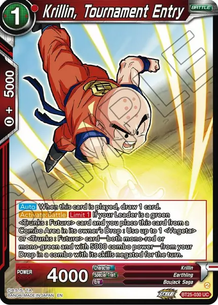 Krillin, Tournament Entry