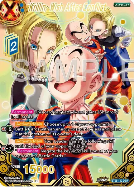 Krillin, Wish After Conflict (DBR)