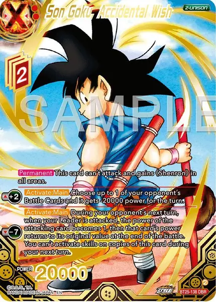 Son Goku, Accidental Wish (DBR)