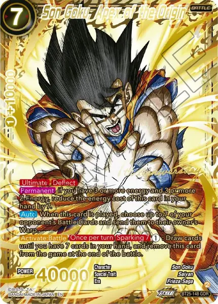 Son Goku, Apex of the Origin (GDR)