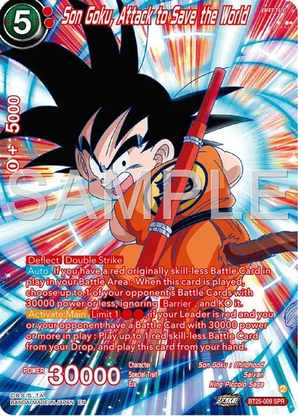 Son Goku, Attack to Save the World (SPR)