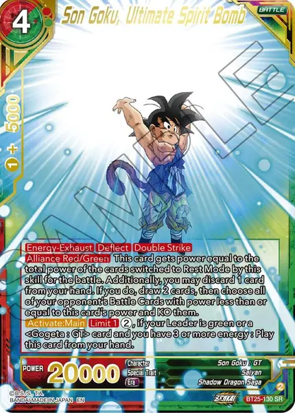 Son Goku, Ultimate Spirit Bomb