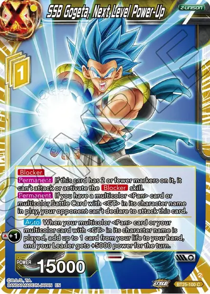 SSB Gogeta, Next Level Power-Up