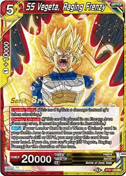 SS Vegeta, Raging Frenzy