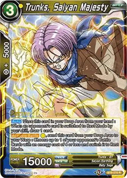 Trunks, Saiyan Majesty
