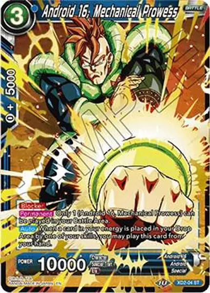 Android 16, Mechanical Prowess