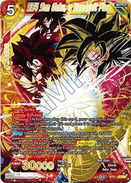 SS4 Son Goku, a Heartfelt Plea (SPR)