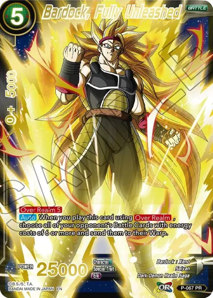 Bardock, Fully Unleashed (Gold Stamped)