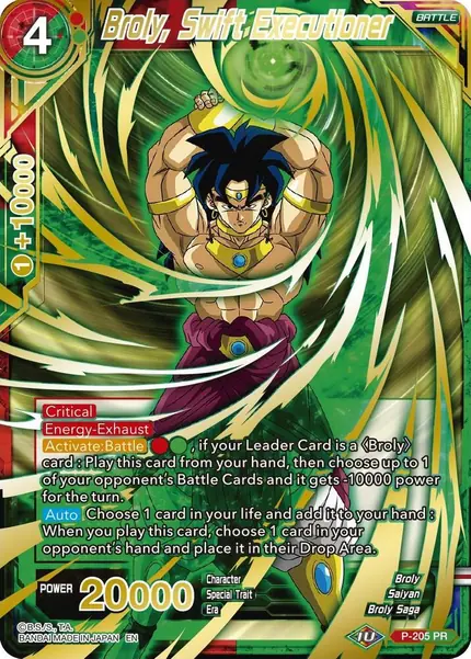 Broly, Swift Executioner (Gold Stamped)