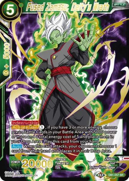 Fused Zamasu, Deity's Wrath (Gold Stamped)