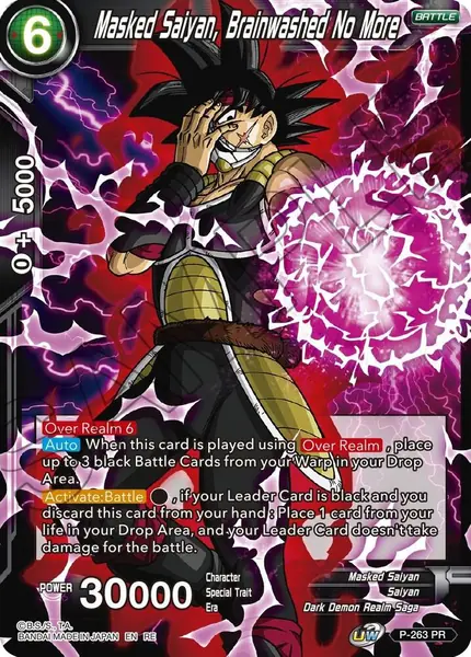 Masked Saiyan, Brainwashed No More