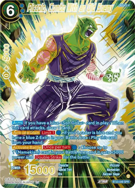 Piccolo, Combo With an Old Enemy (SPR)