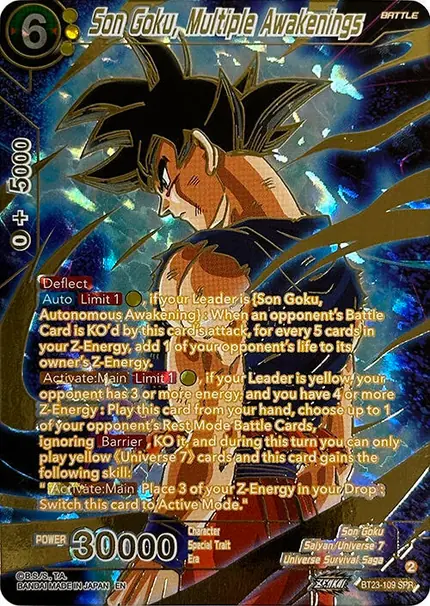 Son Goku, Multiple Awakenings (SPR)