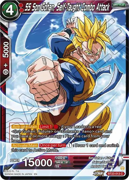 SS Son Gohan, Self-Taught Combo Attack