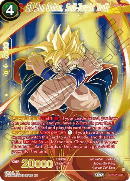SS Son Gohan, Self-Taught Truth (SPR)