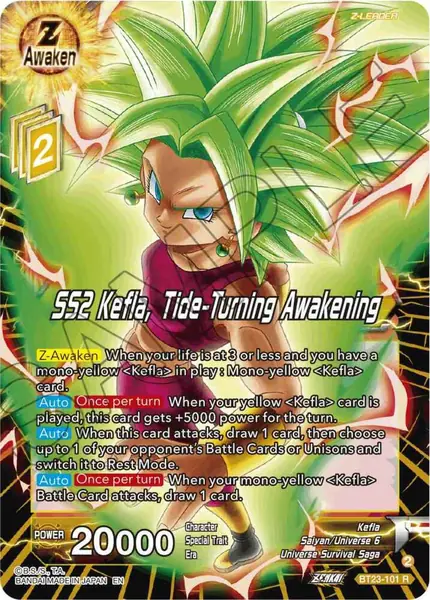 SS2 Kefla, Tide-Turning Awakening
