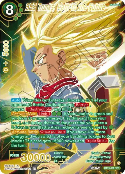 SS2 Trunks, Path to the Future (SPR)