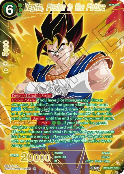 Vegito, Fusion in the Future (SPR)