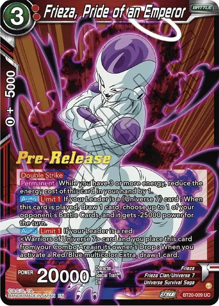Frieza, Pride of an Emperor