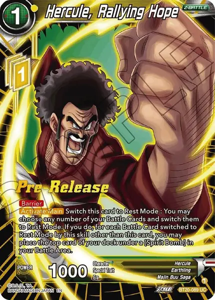 Hercule, Rallying Hope
