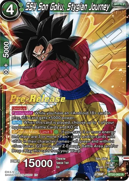 SS4 Son Goku, Stygian Journey