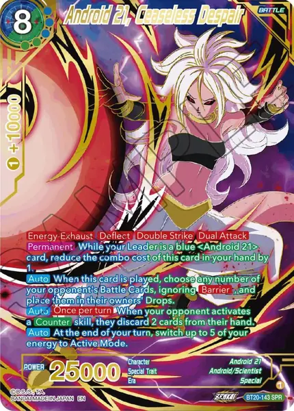 Android 21, Ceaseless Despair (SPR)
