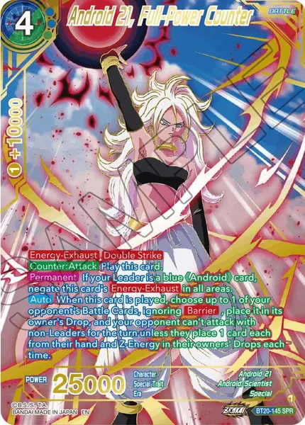 Android 21, Full-Power Counter (SPR)
